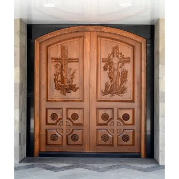 Carved Wood Door